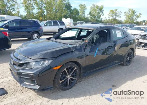 2021 Honda Civic Sport из США, поврежденный, VIN SHHFK7H48MU220707